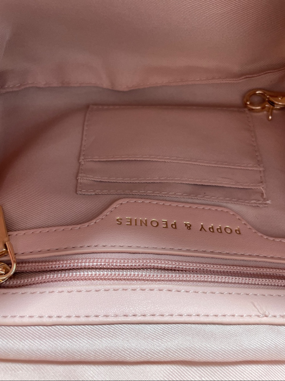 Poppy & Peonies Quilted Pink Floral large  Sidekick Bag - Picture 7 of 7